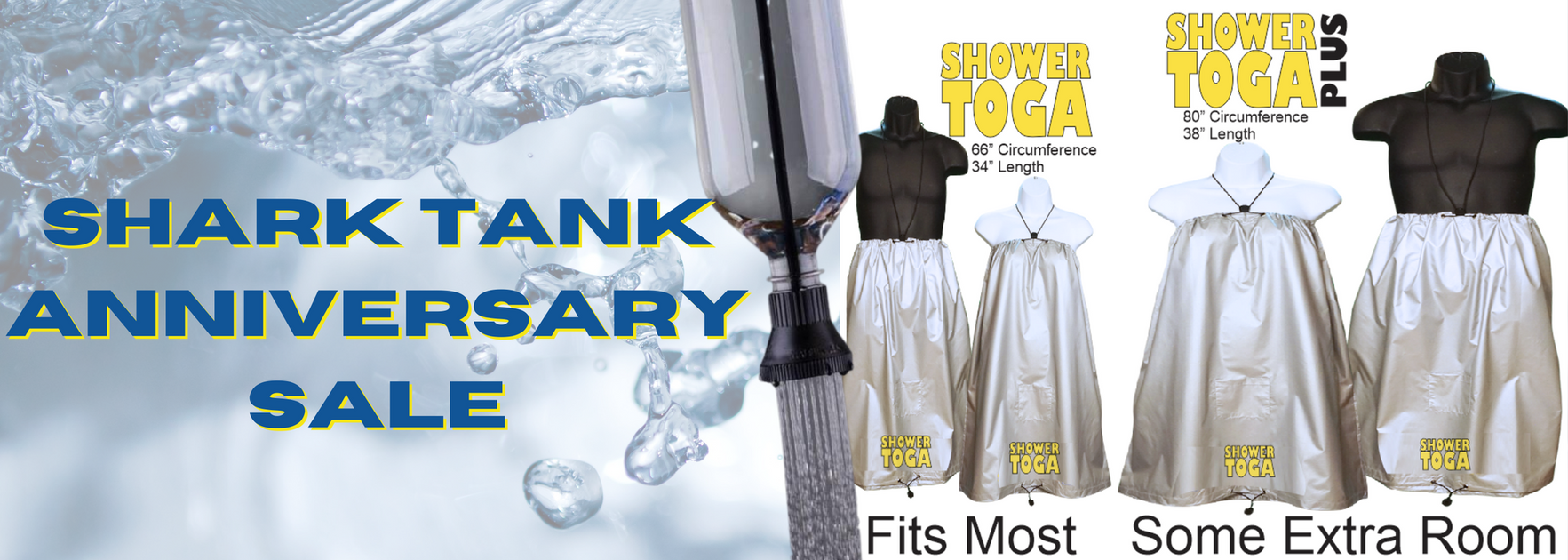 Shark Tank Anniversary Sale Shower Toga